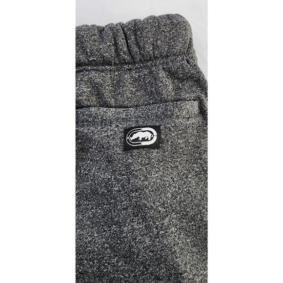 Ecko Sweatpants Womens Small Gray Joggers Tapered Drawstrings Logo Stretch - Picture 10 of 14